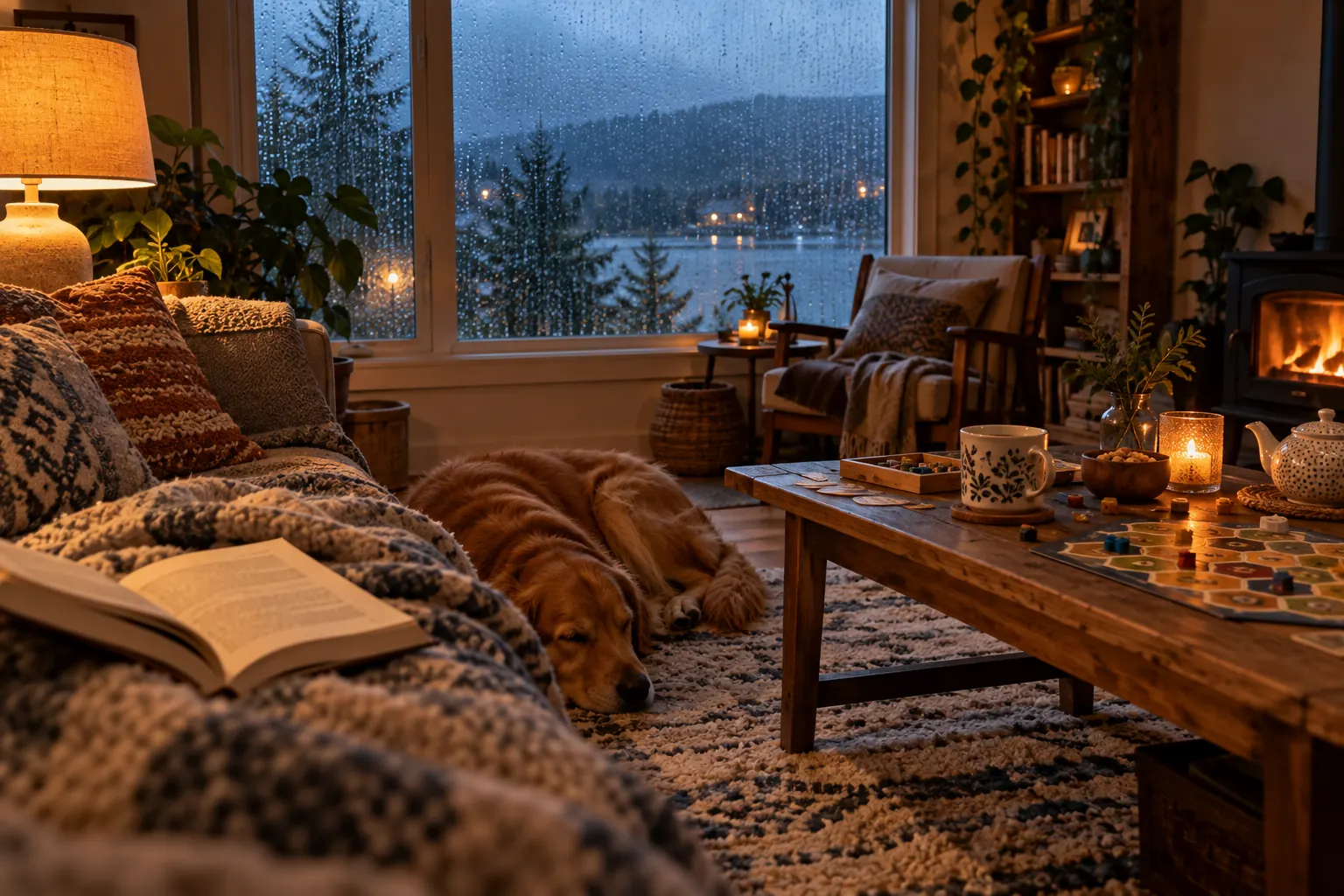 Rainy-Day Rituals That Make Staying In Feel Good